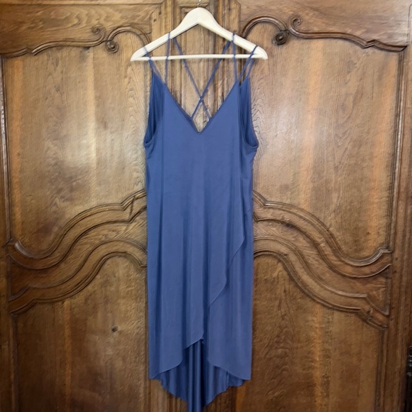 Lush Dresses & Skirts - LUSH Strappy dusty blue dress